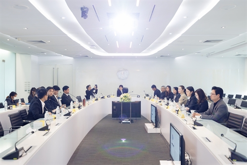 การประชุมคณะกรรมการติดตามและประเมินผลการปฏิบัติงานของมหาวิทยาลัยเพื่อแลกเปลี่ยนความคิดเห็นร่วมกับผู้บริหารมหาวิทยาลัย